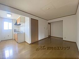 近鉄南大阪線 坊城駅 徒歩7分の賃貸アパート 1階2LDKのリビング/ダイニング