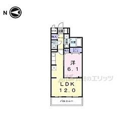 サンガーデン.M 1LDKの間取図画像