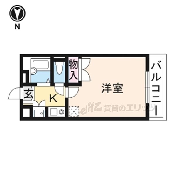 奈良県香芝市上中(賃貸アパート1K・2階・23.18㎡)の写真 その2