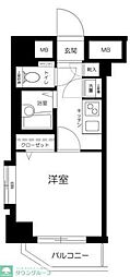 フェニックス初台 1Kの間取図画像