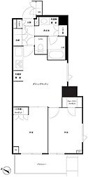 ルーブル方南町弐番館 2LDKの間取図画像