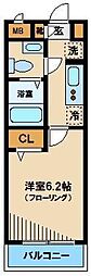 ステージグランデ新高円寺 1Kの間取図画像