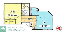 モジュール桜台 1DKの間取図画像