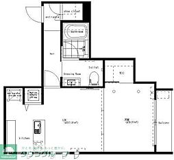 FirstMaisonH・A ワンルームの間取図画像