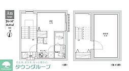LEGALAND江古田 1階1Kの間取り