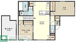フォレ田無 101 1階2SLDKの間取り