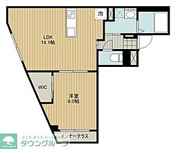 メゾン・ボヌール　大泉学園 3階1LDKの間取り