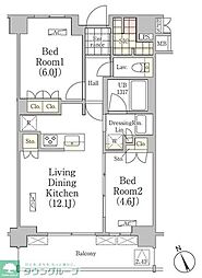 ＪＰｎｏｉｅ練馬旭丘 3階2LDKの間取り