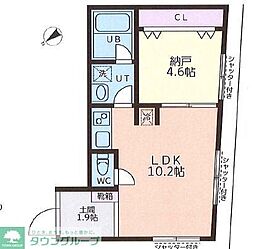 BASECAMP浜田山 1階1LDKの間取り
