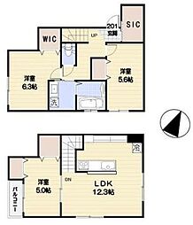 Cipresso 2階3LDKの間取り