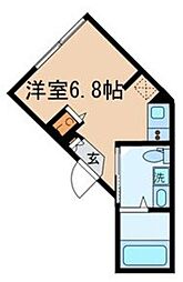 ドムス練馬高野台 ワンルームの間取図画像