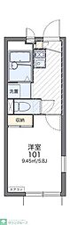 レオパレス経堂 1Kの間取図画像