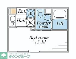 LEGALAND阿佐ヶ谷 1Kの間取図画像