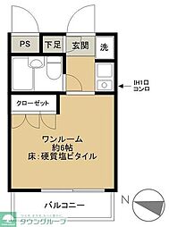 PHOENIX阿佐谷第2 ワンルームの間取図画像