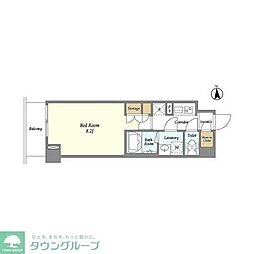 コンフォリア成増 1Kの間取図画像