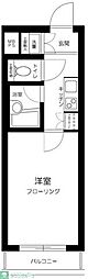 ルーブル高円寺弐番館 1Kの間取図画像