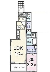 間取図画像 1LDK