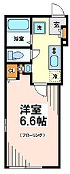 京成押上線 青砥駅 徒歩7分の賃貸マンション 4階1Kの間取り