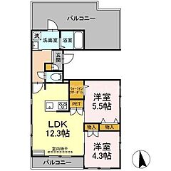 物件の間取り