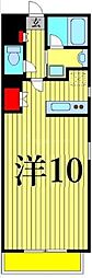 ザ・ロイヤル1 ワンルームの間取図画像