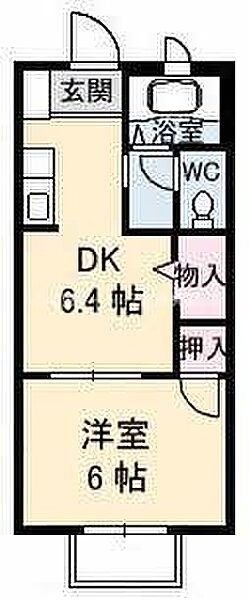 フォブール高崎 102｜香川県高松市屋島中町(賃貸アパート1DK・1階・29.81㎡)の写真 その2