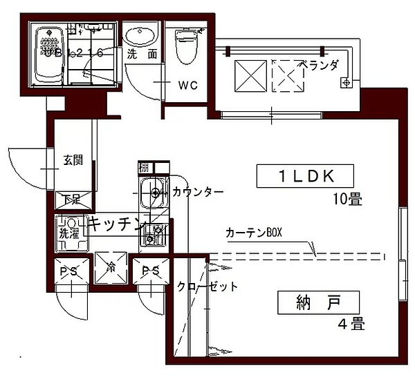 同じ建物の物件間取り写真 - ID:237004927841