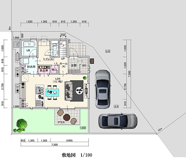 【駐車場２台可能】参考本体価格：２２５０万円（別途諸費用・オプション工事、お値引等）