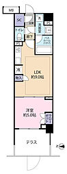 オープンレジデンシア小竹向原ガーデン 1LDKの間取図画像