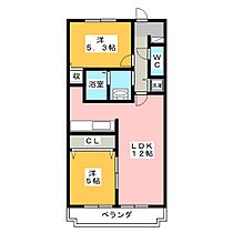 グランコートII  ｜ 静岡県駿東郡長泉町下長窪（賃貸マンション2LDK・2階・58.32㎡） その2