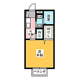 間取図画像 1K