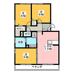 ソレイユY・2 3LDKの間取図画像