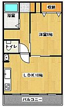 サングリーンコーポ 302号 ｜ 福岡県久留米市長門石3丁目1-54（賃貸マンション1LDK・3階・39.00㎡） その2