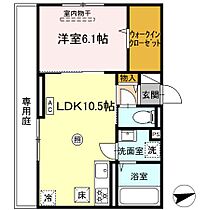 グランデシェチオ千本杉II 103〇 ｜ 福岡県久留米市合川町20-1（賃貸アパート1LDK・1階・41.67㎡） その2