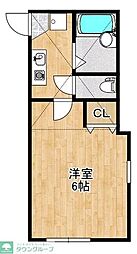 ミラベル三春町 1階1Kの間取り
