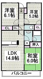 間取図画像 3LDK