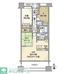 ベリスタ衣笠駅前壱番館 1SLDKの間取図画像