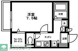 ブリーズ富岡 1Kの間取図画像