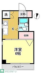 エステート浦賀 1Kの間取図画像