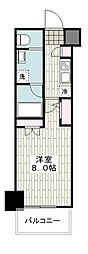 プレディアンスフォート磯子マキシヴ 1Kの間取図画像