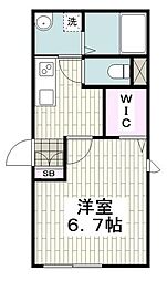 Pier11 1Kの間取図画像
