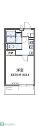 クレイノプラムガーデンOGM 1Kの間取図画像