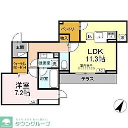 和～nagomi～ 2LDKの間取図画像