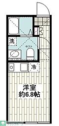 ベイルーム洲崎 ワンルームの間取図画像