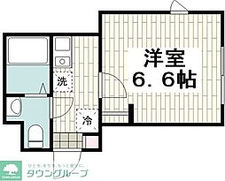 M'sKINUGASA 1Kの間取図画像