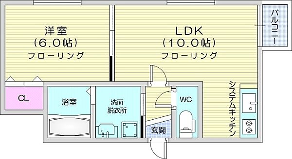 同じ建物の物件間取り写真 - ID:201021027810