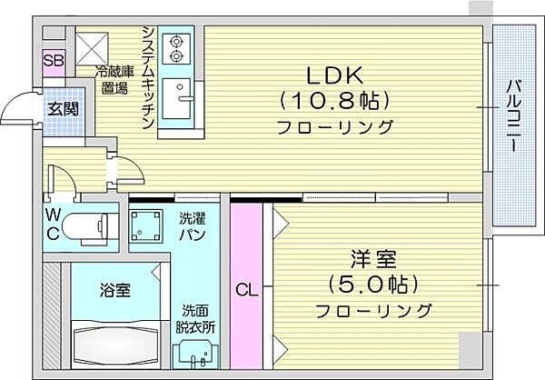 同じ建物の物件間取り写真 - ID:201021333655