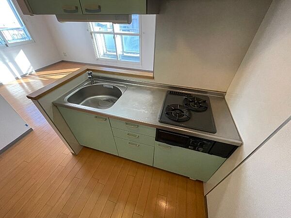 画像5:システムキッチンは調理スペースもあり料理がはかどりそうです。