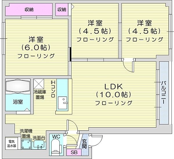 同じ建物の物件間取り写真 - ID:201022428639