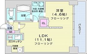 CITY SPIRE南6条  ｜ 北海道札幌市中央区南六条東2丁目（賃貸マンション1LDK・3階・35.42㎡） その2