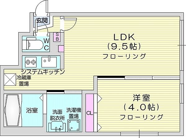 同じ建物の物件間取り写真 - ID:201023202644